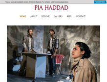 Tablet Screenshot of piahaddad.com